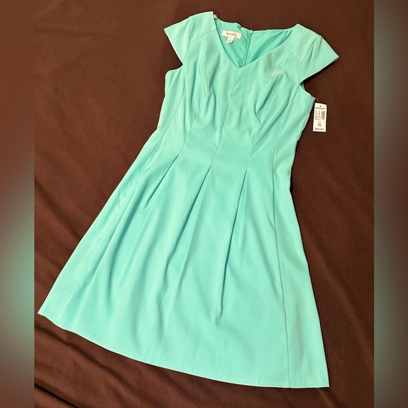 Dress Barn Dresses & Skirts - New! Tags on! Dress Barn, mint green, midi a-line dress. Size 10.